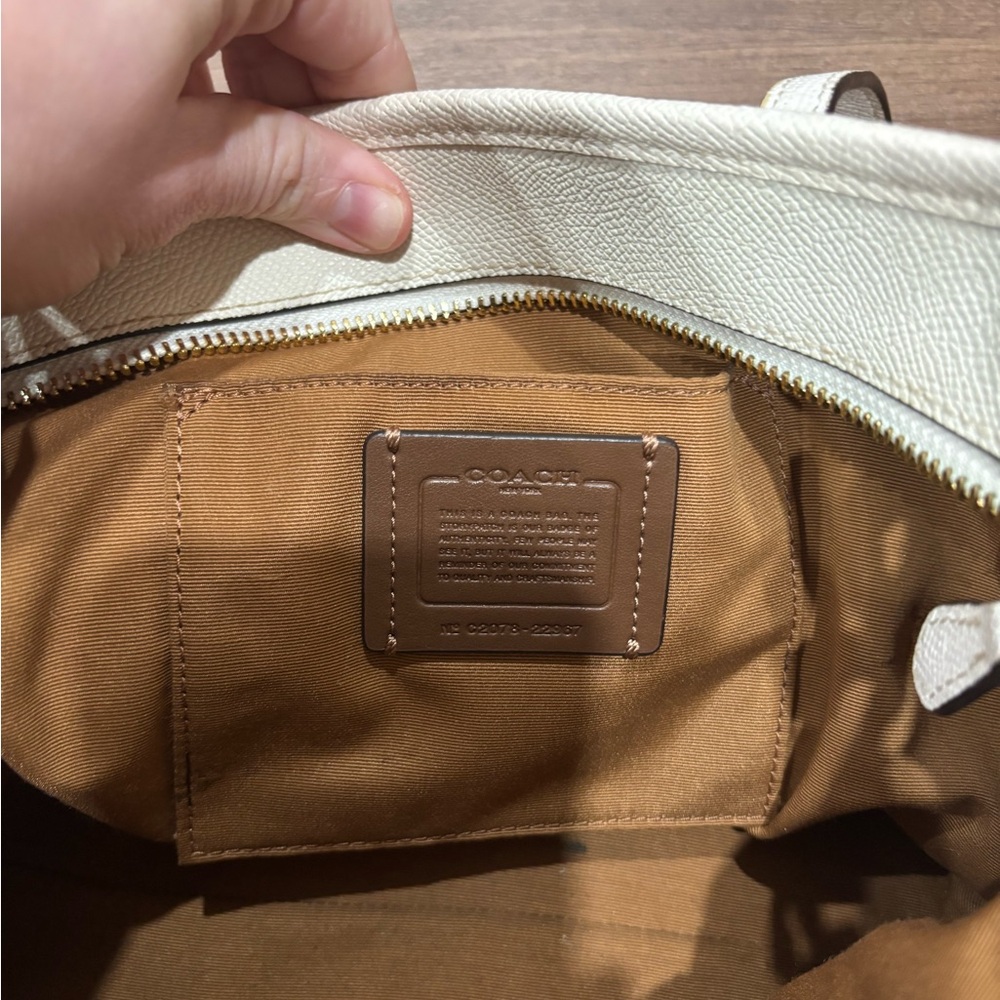 Coach Cream mini city Tote Bag - Picture 5 of 15